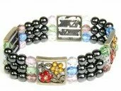 Hematite Magnetic Beaded Bracelet 003097 - Wholesale Bracelets & Bangles