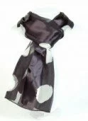 Dot Pattern Scarf (White Dot) 003698 - Wholesale Scarves & Pashminas