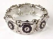 Cute Black and Silver Bracelet 003055 - Wholesale Bracelets & Bangles