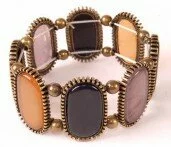 Brown Stone Bracelet 003053 - Wholesale Bracelets & Bangles