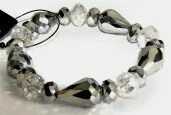 Crystal Bracelet (silver) 002998 - Wholesale Bracelets & Bangles