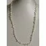 Natural Pearl and Crystal T Bar Necklace 003878 - Wholesale Freshwater Pearl Jewellery