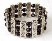 Black and White Bracelet 003056 - Wholesale Bracelets & Bangles