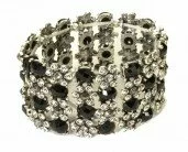 Petal Design Utopia Bracelet (black) 003012 - Wholesale Bracelets & Bangles