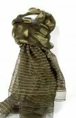 Green-Black Large Silk Wrap 003630 - Wholesale Scarves & Pashminas