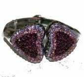 Purple Heart Crystal Rodium Bracelets 003154 - Wholesale Bracelets & Bangles