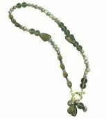 Smokey Quartz and Pearl Necklace 003897 - Wholesale Freshwater Pearl Jewellery