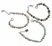 Blue/Natural Freshwater Pearl Bracelet 003912 - Wholesale Freshwater Pearl Jewellery
