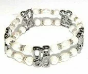 Pearl and Hemmatite Bracelet 003112 - Wholesale Bracelets & Bangles