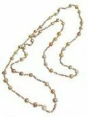 Pink Freshwater Pearl 150cm Necklace 003885 - Wholesale Freshwater Pearl Jewellery