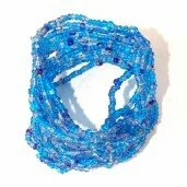 Beaded Cuff (Blue) 003249 - Wholesale Bracelets & Bangles